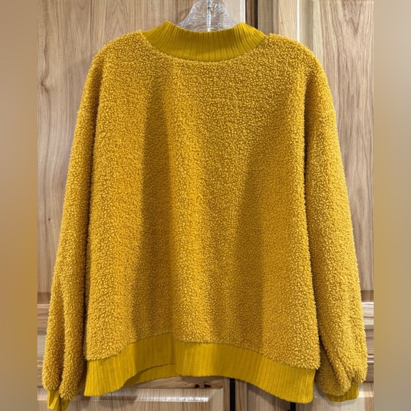Porridge Tops - Cozy Soft Yellow/Gold Sweatshirt Top by Porridge Anthropologie Casual Versatile